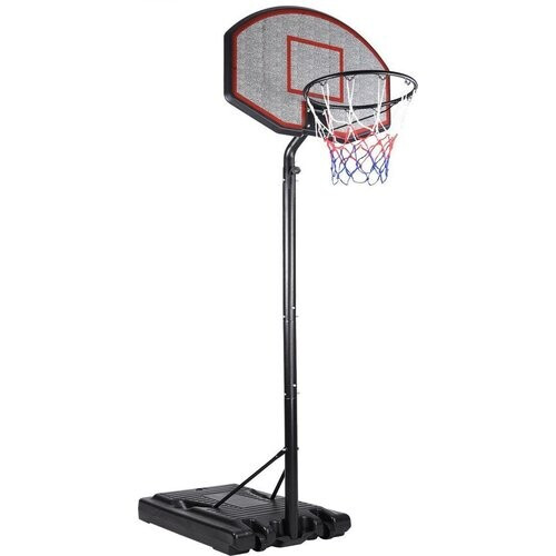 Deze mobiele basketbalring is eenvoudig te ...