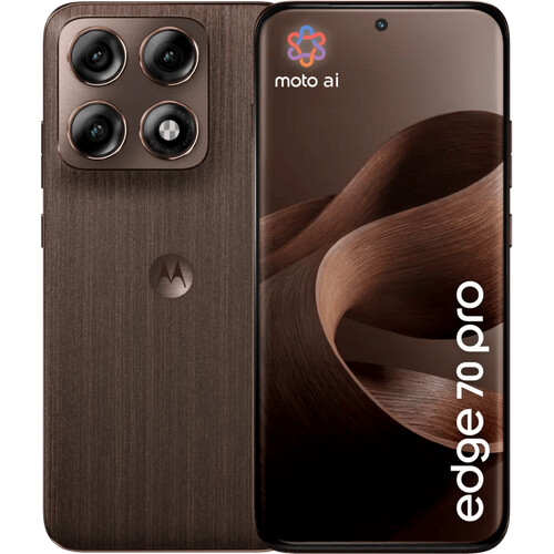 De Motorola Edge 70 Pro 256GB Bruin 5G is een ...