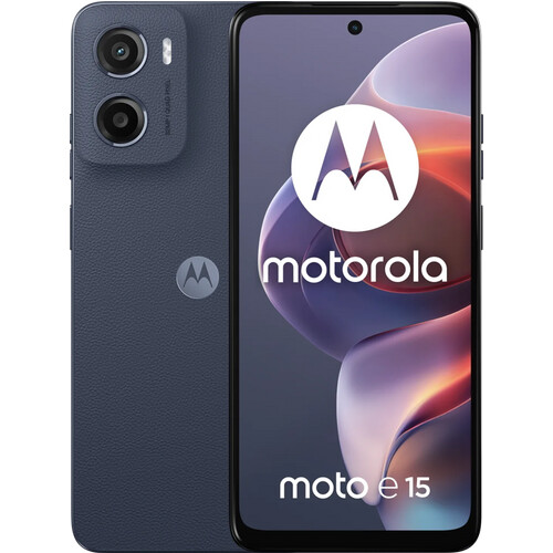 De Motorola Moto E15 64GB Donkerblauw 4G is een ...