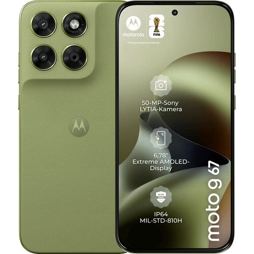 De Motorola Moto G67 Groen 128GB 5G is een ...