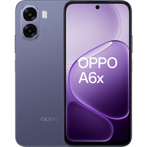 De OPPO A6x 128GB Paars 4G is een instapmodel ...