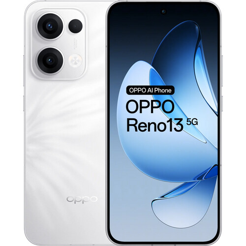 De OPPO Reno13 256GB Wit 5G is een middenklasse ...