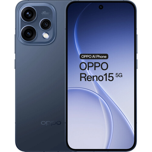 De OPPO Reno15 512 GB Donkerblauw 5G is een ...
