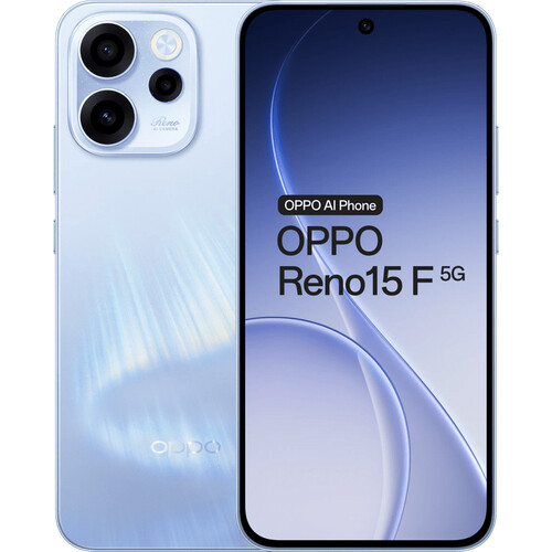 De OPPO Reno15 F 256 GB Wit 5G is een middenklasse ...