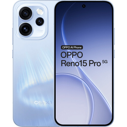 De OPPO Reno15 Pro 512GB Lichtblauw 5G is een ...