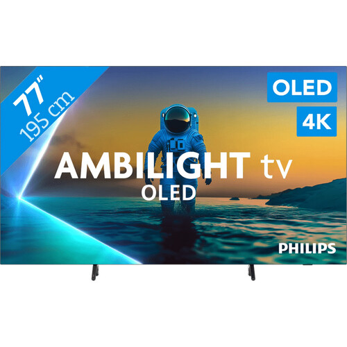 Met de Philips Ambilight 77'' OLED810 geniet je ...