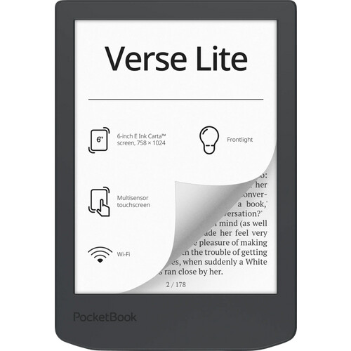 Lees comfortabel boeken op de PocketBook Verse ...