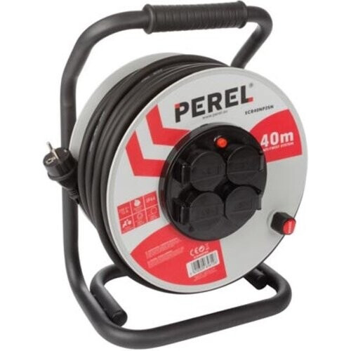 Perel Professionele kabelhaspel, gebruik binnen- ...