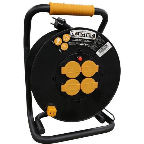 Kabelhaspel RELEC492190 van Relectric met 10 meter ...