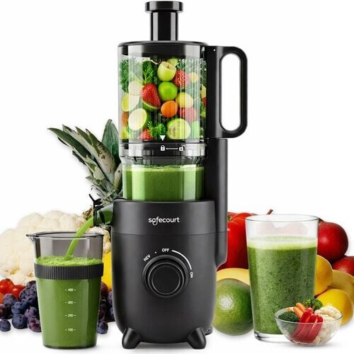Krachtige premium slowjuicer met een extra grote ...