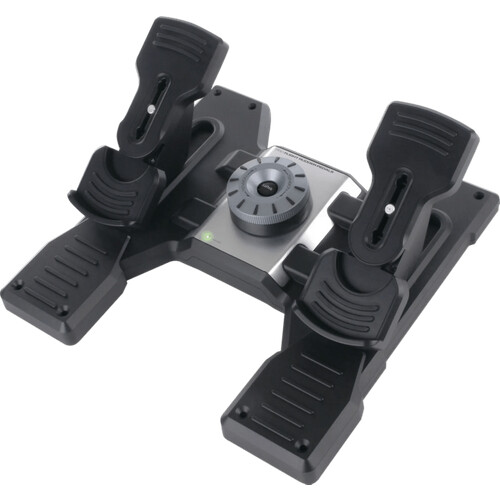 Met de Saitek Pro Flight Rudder Pedals bestuur jij ...