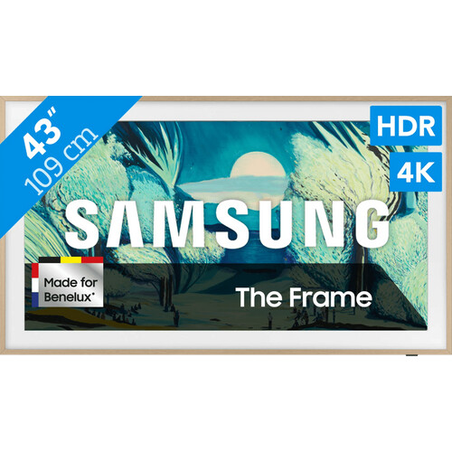 Met de Samsung 43" The Frame LS03FA 4K (2025) voeg ...
