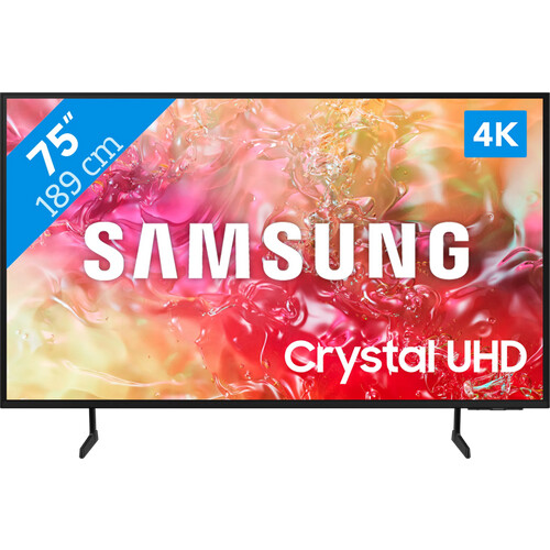 Met de Samsung Crystal UHD 75DU7100 (2024) kijk je ...