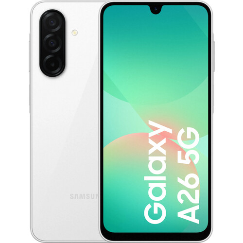 De Samsung Galaxy A26 128GB Wit 5G is een ...
