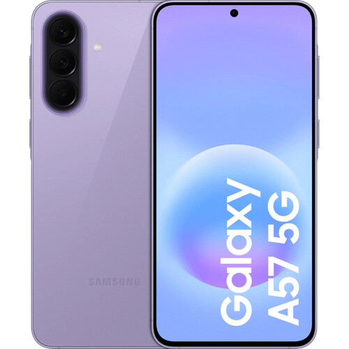 De Samsung Galaxy A57 128GB Paars 5G is een ...