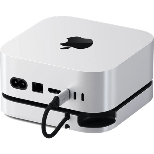 Met de Satechi USB-C Mac Mini M4 Stand & Hub met ...