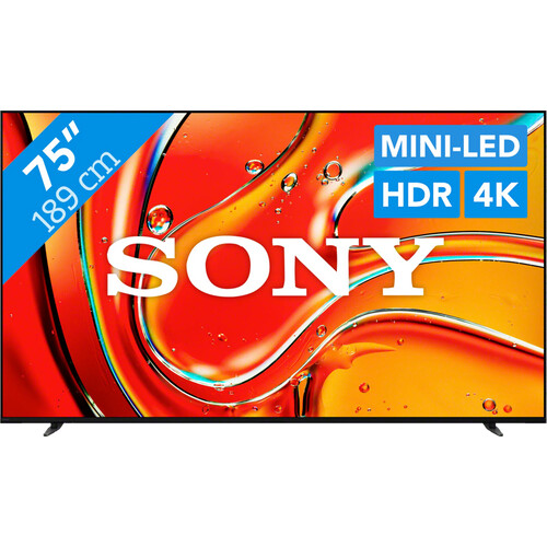 Met de Sony 75" Bravia 7 4K QLED XR mini-led ...
