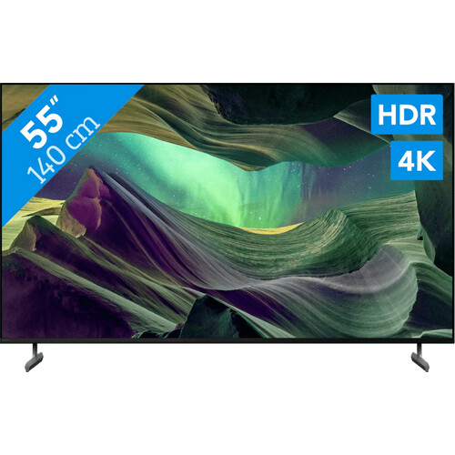 Met de Sony Bravia KD-55X85L (2023) ben je ...