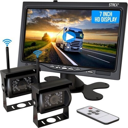 Draadloze Achteruitrijcamera Set MET 2 CAMERA’S ...