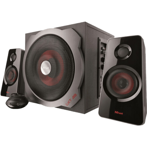 De Trust GXT 38 2.1 Pc Speaker wordt geleverd met ...