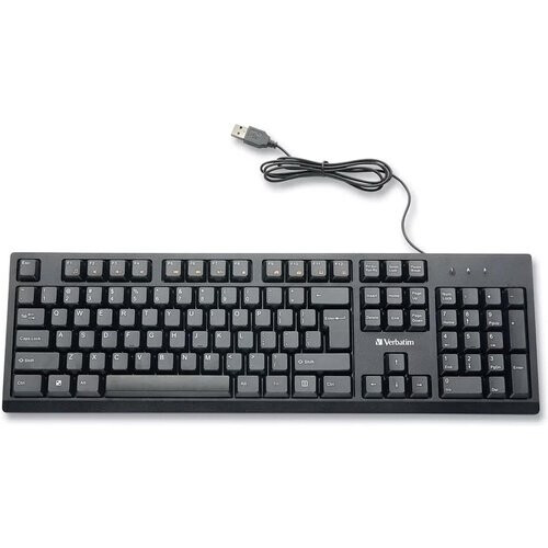 Plug the Verbatim Wired USB Keyboard to your USB ...