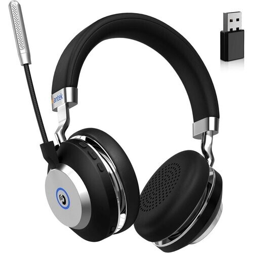 Wantek Wireless Headset with Microphone USB-dong ...