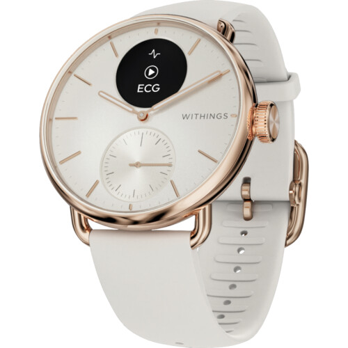 Met de stijlvolle Withings Scanwatch 2 Roségoud ...