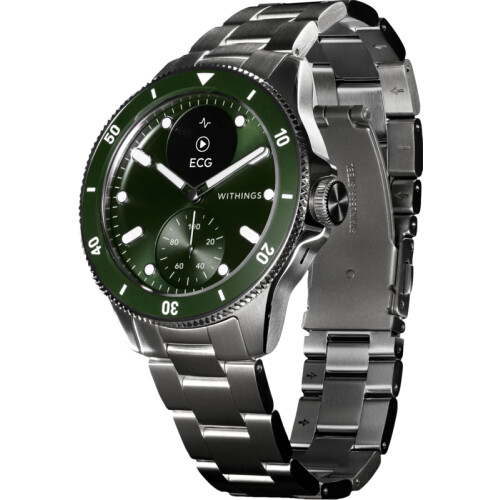 Met de stijlvolle Withings ScanWatch Nova Groen ...