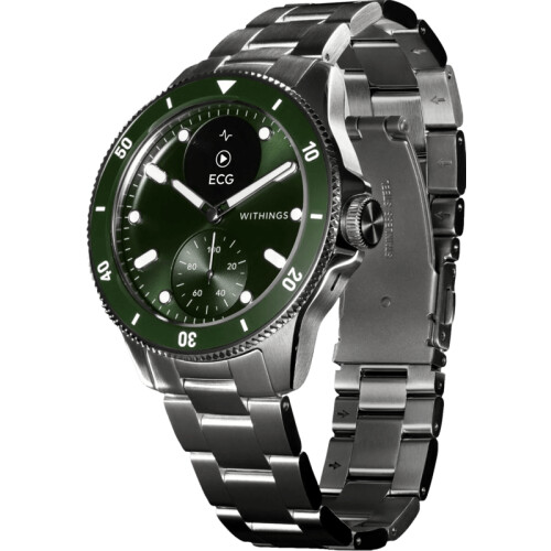 Met de stijlvolle Withings ScanWatch Nova Groen ...