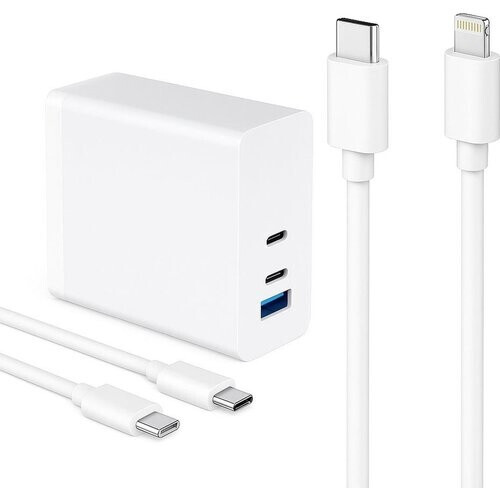 Wtk 140W 2 ports USB C + 1 Port USB A. USB C to ...