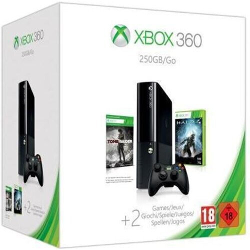 Xbox 360 250GB + Tomb Raider + Halo 4 ...