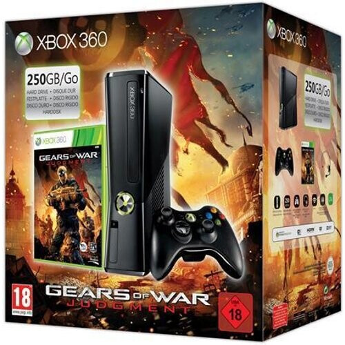 Xbox 360 250 GB + 1 manette + Gears Of War ...