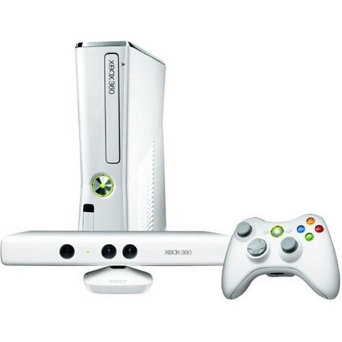 Console Microsoft Xbox 360 Slim - HDD 4 GB - Blanc ...