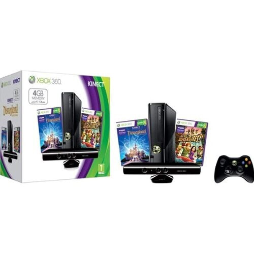 Videoconsola Xbox 360 Slim Kinect adventures + ...