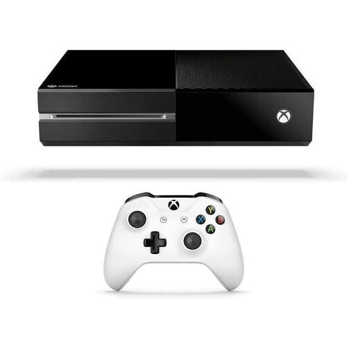 Xbox One 500GB - Black with White Controller ...