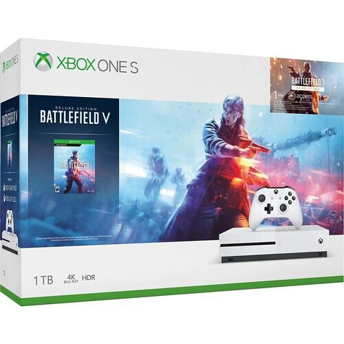 Consola Microsoft Xbox One S 1TB + Battlefield V - ...