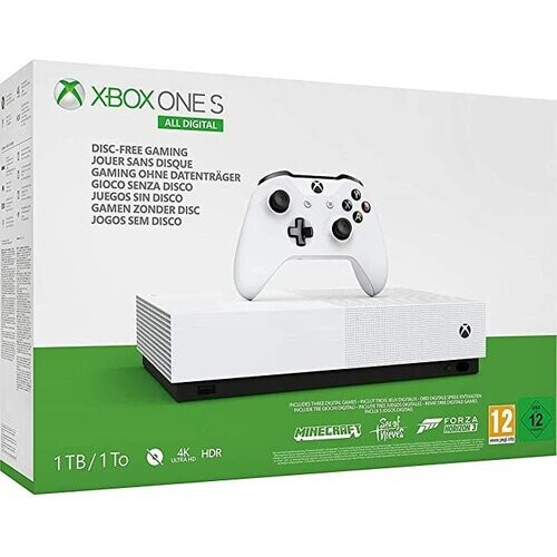 Xbox One S 1000GB - White All Digital + N/AOur ...