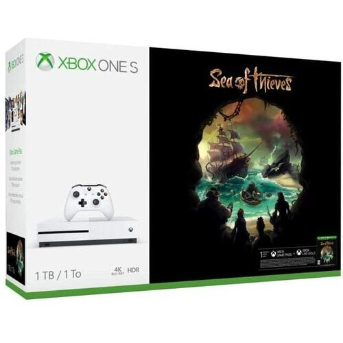 Console Xbox One S 1To - Blanc - Edition Sea of ...