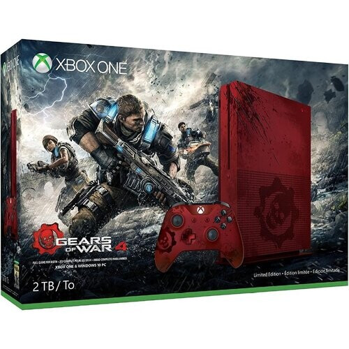 Microsoft XBox One S 2 TB - Gears of War 4 Limited ...