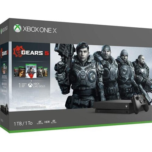 • Bundle includes: Xbox One X 1TB Console; Xbox ...