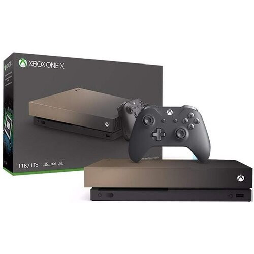 Xbox One X 1000GB - Oro degradado Gold Rush ...