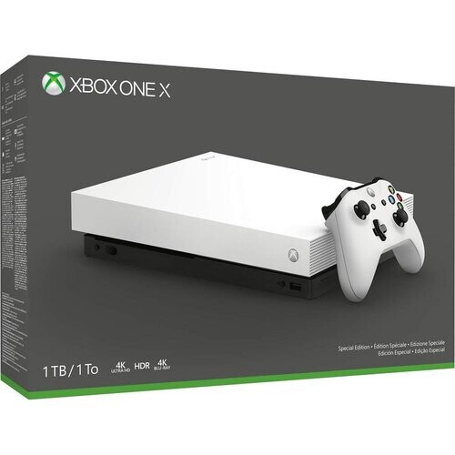 Xbox One X 1000GB - Weiß - Limited Edition ...