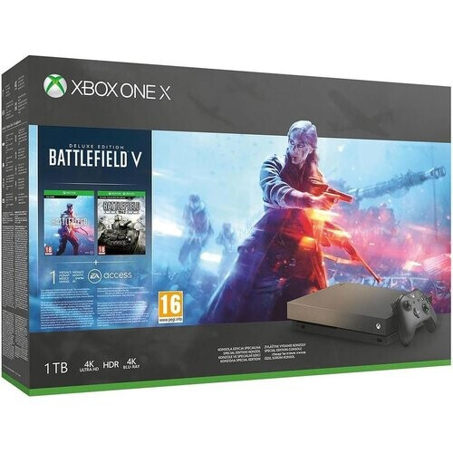 Console Microsoft Xbox One X 1 To + Manette + Jeux ...