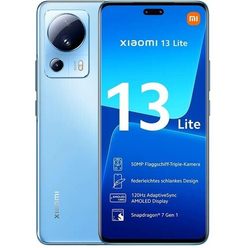 Xiaomi 13 Lite 128 Go Dual Sim - Bleu - Débloqué ...