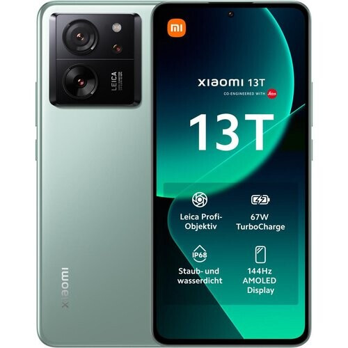 Xiaomi 13T 256GB - Grün - Ohne Vertrag - Dual-SIM ...