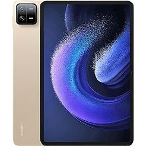 De xiaomi pad 6 in de kleur champagne valt op door ...
