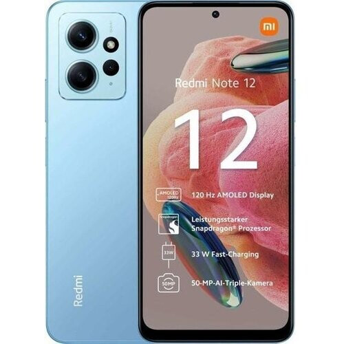 Xiaomi Redmi Note 12 5G 128 GB (Dual Sim) - Blue - ...