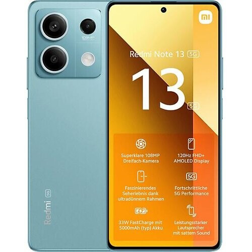 Xiaomi Redmi Note 13 256 Go - Cyan - Débloqué - ...