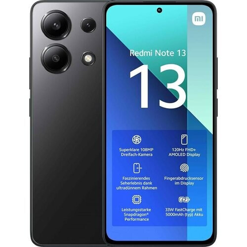 Xiaomi Redmi Note13 128 Go - Noir - Débloqué - ...