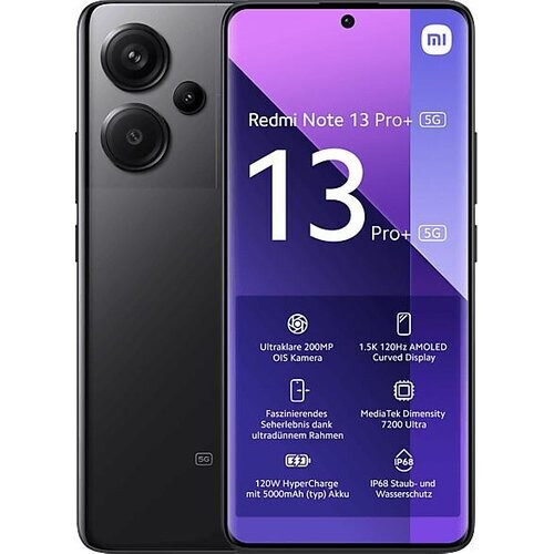 Xiaomi Redmi Note 13 Pro+ 512GB - Black - Unlocked ...